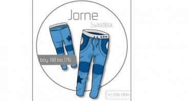 Papierschnittmuster -  Jorne Sweathose - Kinder - Kibadoo